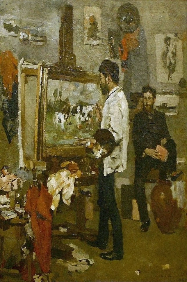 Nello studio del pittore